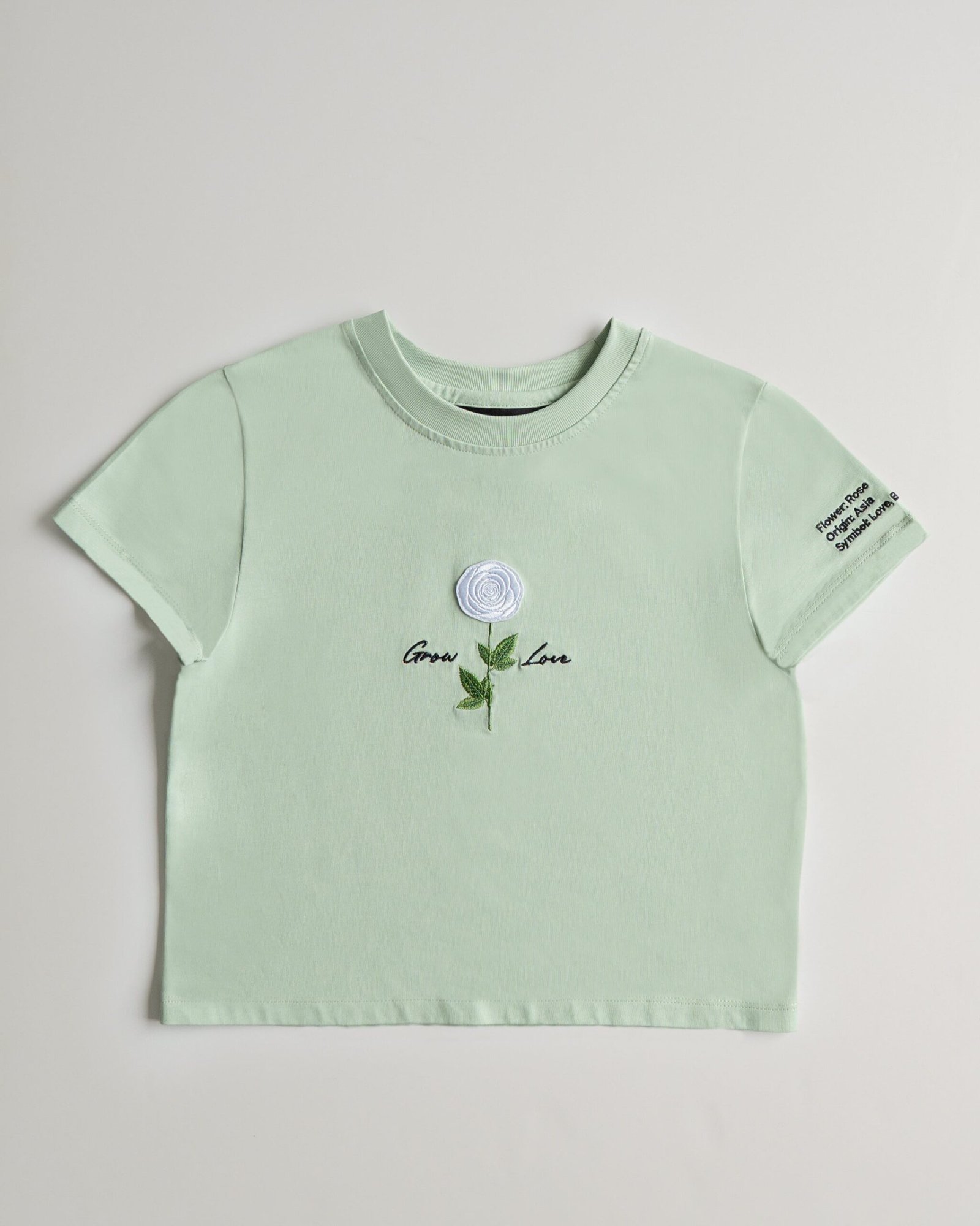 Sage Green Short Tee – In Between Bloom (Shirt Only) — view 2
