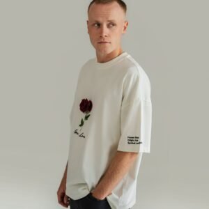 Off White Box Tee – Below the Bloom (+1 Flower)