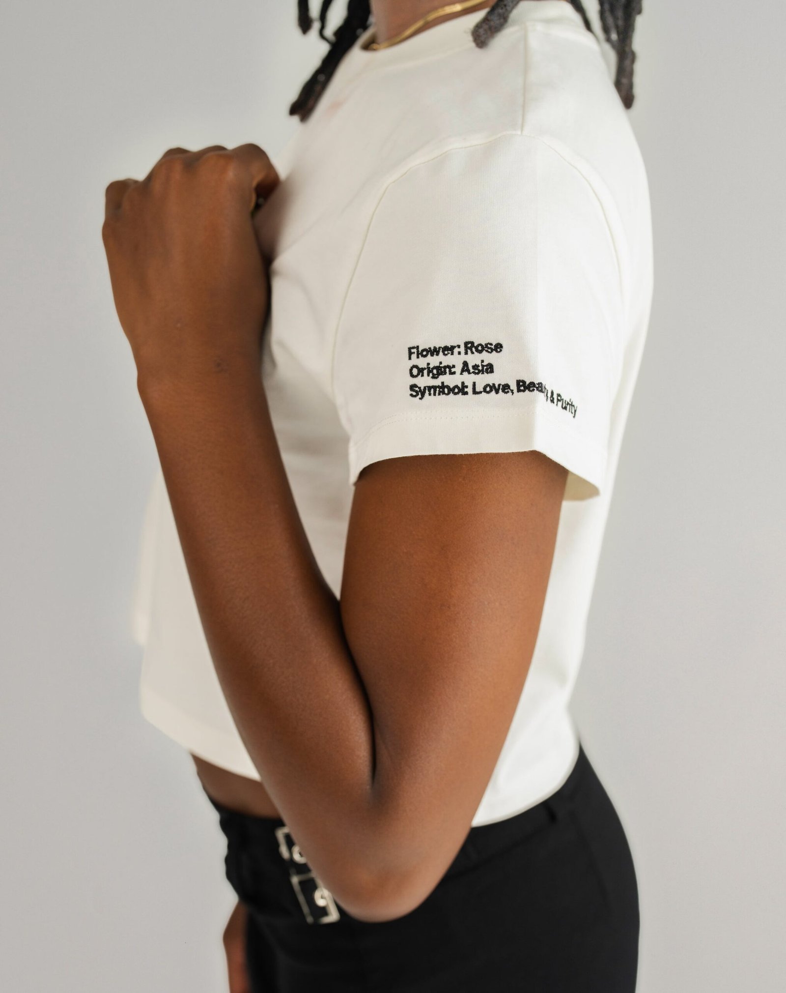 Off White Short Tee – Below the Bloom (Shirt Only) — view 2