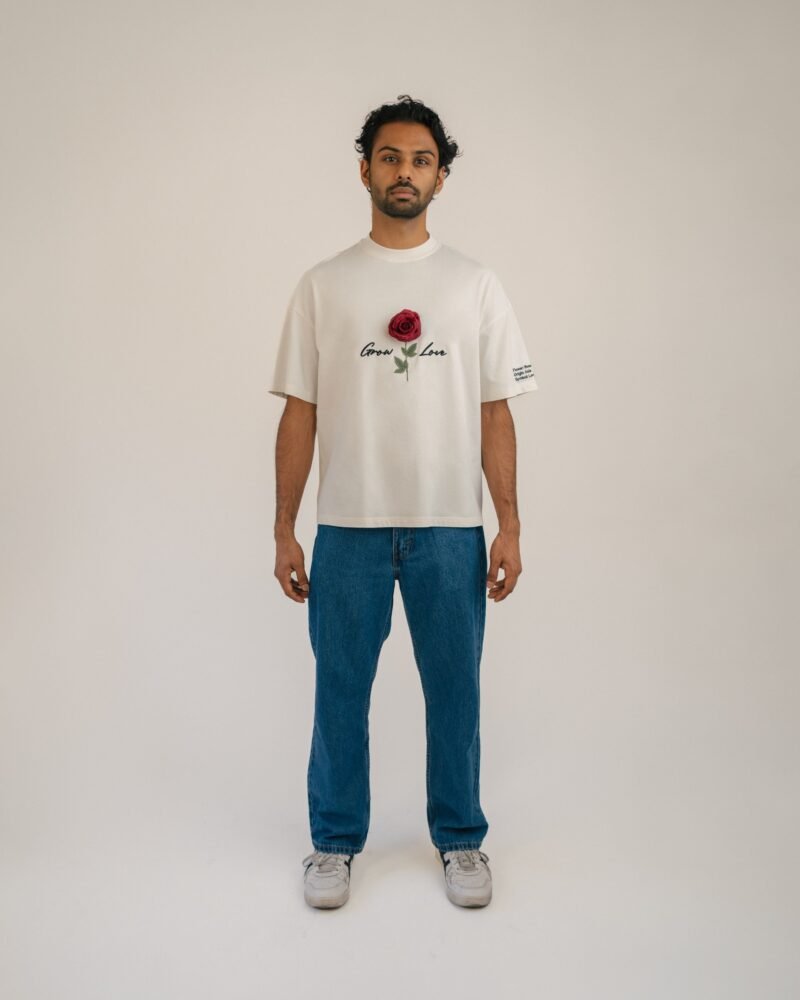 Off White Box Tee – In Between Bloom (+1 Flower)
