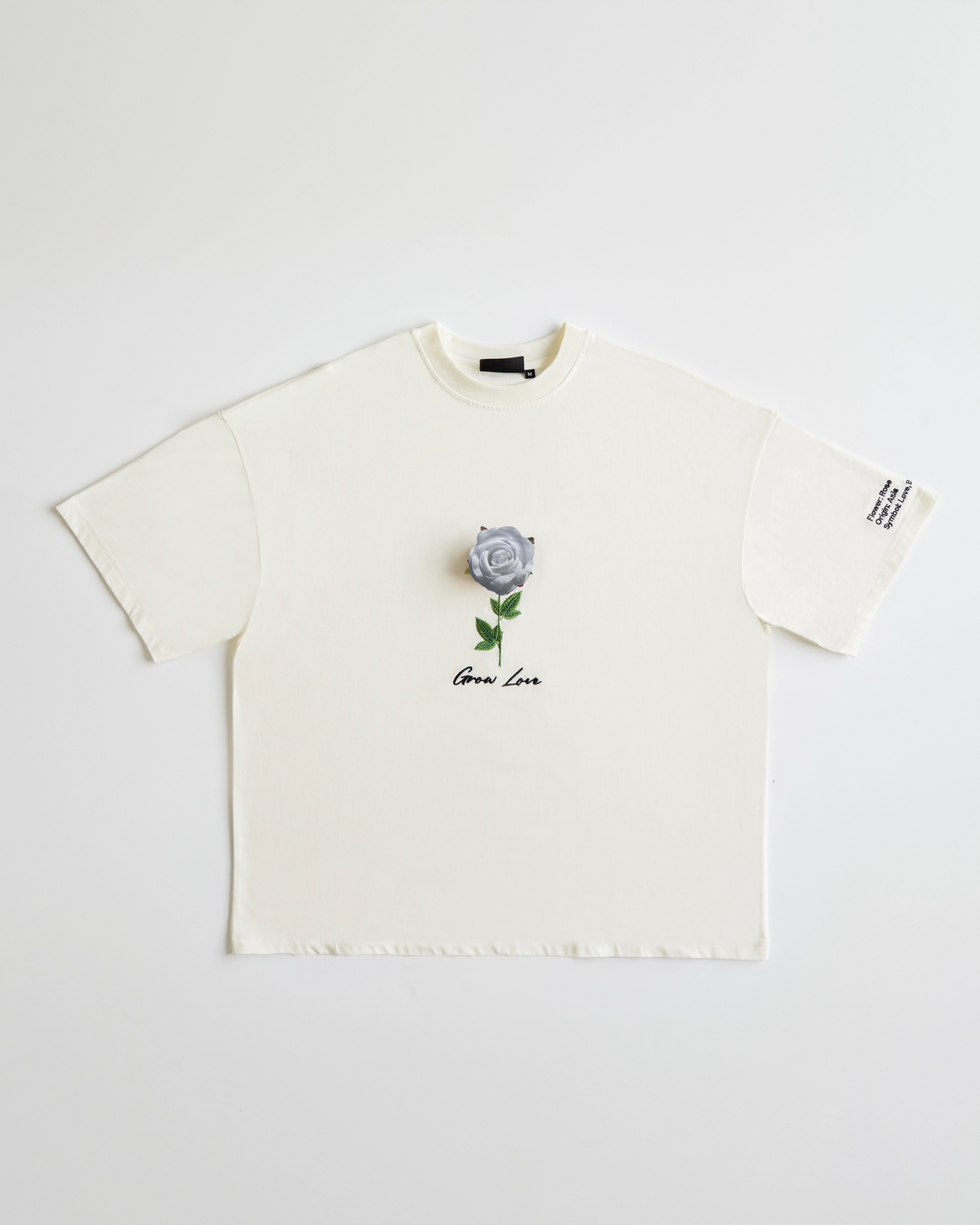 Off White Box Tee – Below the Bloom (+1 Flower) — view 9
